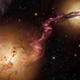 Image for article titled What happens when two black holes are smashed together?